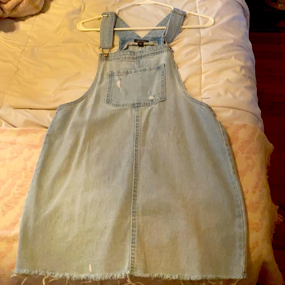 Denim Overall Dress